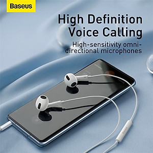 Tai Nghe Baseus Encok 3.5mm lateral in-ear Wired Earphone H17 - Hàng Chính Hãng