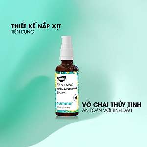 Tinh dầu xịt phòng Summer hỗ trợ diệt khuẩn, khử mùi giày, mùi ô tô, mùi toilet, mùi phòng hiệu quả