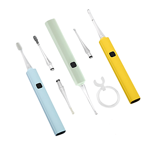 Dụng cụ lấy ráy tai HBH, nhiều đầu sử dụng cổng sạc USB Có Đèn Cho Bé Cao Cấp