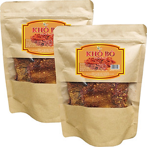 1Kg Khô Bò Miếng Loại Cay Mềm Cao Cấp Thương Hiệu SK FOOD