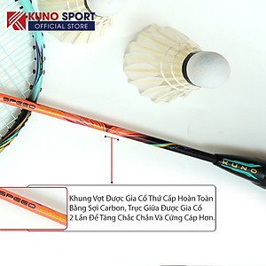 Vợt Cầu Lông 4U KUNO Speed K502 Carbon Chính Hãng, Chuyên Tấn Công Phiên Bản Nâng Cấp Mới, Được Lựa Chọn Mức Căng 1 Cây