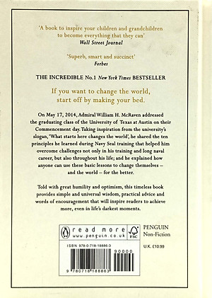 Sách ngoại văn: Make Your Bed