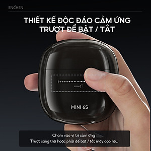 Máy cạo râu Enchen Mini 6s, Cạo râu khô & ướt nút cảm ứng, Đầu cạo nổi 28 lưỡi dao kép tự mài - Hàng nhập khẩu