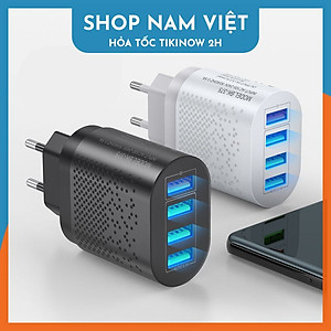 Củ Sạc USB 5V Loại Tốt 3 Cổng / 4 Cổng - Hàng Chính Hãng NAVIVU