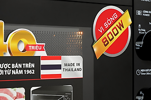 Lò vi sóng cơ không nướng Sharp R-211TV-BK 21 lít - Hàng chính hãng - Bảo hành 12 tháng