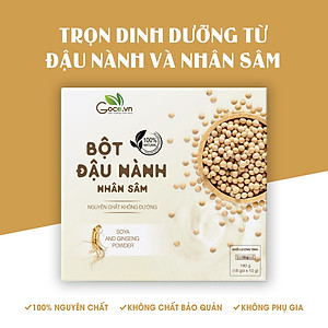 Bột đậu nành nhân sâm Goce - 180g (18 gói x 10g)