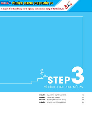 Sách 3 Step - Tiết Lộ Bí Quyết 3 Bước Đạt Điểm 8+ Tiếng Anh