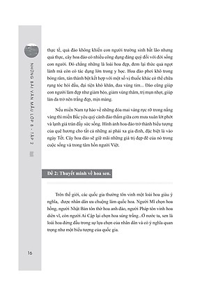 Sách Những Bài Văn Mẫu Lớp 8 (Tập 2)