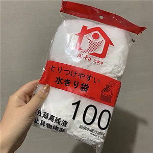 Sét 100 túi lọc rác bồn rửa bát 