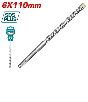 MŨI KHOAN BÊ TÔNG  BỐN CẠNH (+) SIZE TỪ 6 X 110MM ĐẾN 25X 310MM TOTAL - HÀNG CHÍNH HÃNG