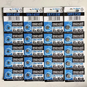 1 Vỉ 5 Viên Pin Maxell Nhật Bản Cho Đồng Hồ Đeo Tay Nhiều Kích Cỡ SR621SW / SR626SW / SR920SW / SR521SW / SR927SW / SR721SW / SR616SW / SR512SW