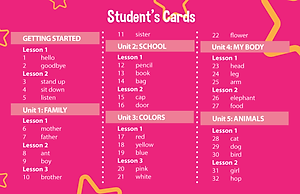 Combo Tiếng anh 1 I-learn smart start Student's cards + notebook