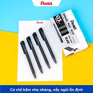 Bút chì kim bấm Pentel A255 ngòi 0.5mm chắc chắn bền đẹp nhỏ gọn tiện dụng