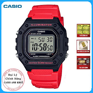 Đồng hồ nam dây nhựa Casio W-218H-4BVDF