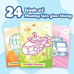 Sách Tô màu khám phá