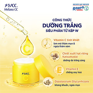 Kem dưỡng trắng dạng gel giúp cải thiện thâm sạm Melano CC Whitening Gel 100g