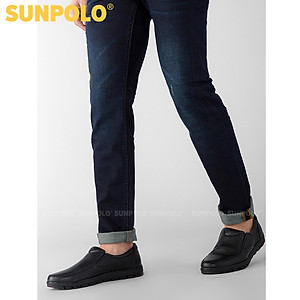 Giày Mọi Nam Da Bò Sunpolo SUMU1732DN