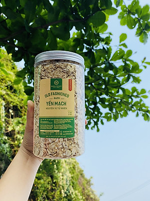 Yến mạch cán dẹt nguyên cám Úc đóng túi/ hũ 500gram thương hiệu Holinut