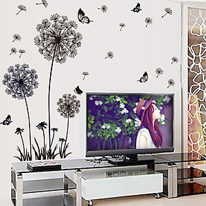 Decal Dán Tường Hoa Bồ Công Anh (Size Lớn)