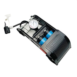 Bơm đạp chân đa năng 2 piston - Bơm hơi dùng cho ô tô, xe máy, bơm phao, bóng