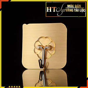 Bộ 04 chân đế cao su chống rung máy giặt - HT SYS - Đế chống rung máy giặt - Đế chống ồn máy giặt, máy sấy,tủ lạnh, bàn ghế + Sét 3 móc dính dán tường vàng tài lộc HT SYS