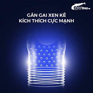 [Hộp 5 cái] Bao cao su Shell Love Bead - Gân nổi, kéo dài thời gian, bi tăng 1.5cm 