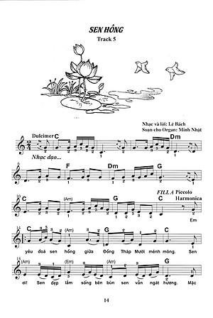 Sách Thực Hành Biểu Diễn Organ Cho Thiếu Nhi – Tập 4