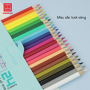 Bút chì màu Hồng Hà Little King 24 màu - 8126