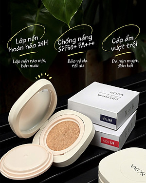 PHẤN NƯỚC KIỀM DẦU MỎNG NHẸ  THOÁNG DA VACOSI - VK15 - VACOSI FLASO CUSHION SPF 50+/PA+++