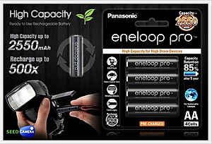 Bộ pin sạc PanaSonic Eneloop 2550 Mah (Made in Japan) - Hàng chính hãng