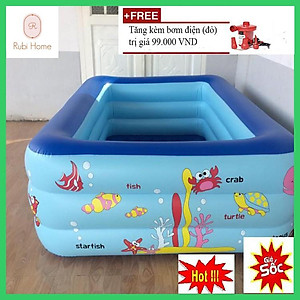 Bể bơi cho bé- Bể bơi gia đình - Bể bơi các loại, Bể bơi Phao Cho bé - Bể bơi Bằng Phao Trẻ em Kích Thước Lớn