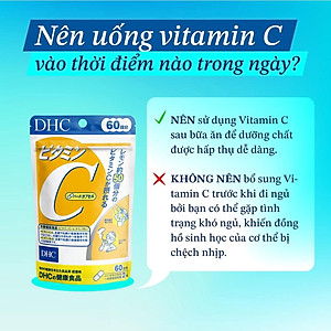 Viên Uống Vitamin C DHC Nhật Bản Làm Đẹp Da, Trắng Sáng Mờ Thâm, Thực Phẩm Chức Năng Tăng Cường Sức Đề Kháng