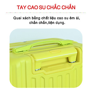 Vali kéo du lịch cao cấp bảo hành chính hãng Size 24inch- KS 219 - Hồng nhạt