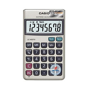 Máy tính Casio LC-403TV nhỏ gọn bỏ vừa túi áo