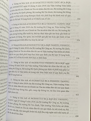 Bộ luật Tố tụng hình sự năm 2015 (Sửa đổi, bổ sung năm 2021) và các văn bản hướng dẫn thi hành