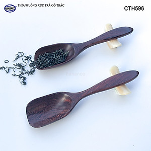 Muỗng Thìa Xúc Trà Gỗ Trắc Cao Cấp Dụng Cụ Trang Trí - CTH596