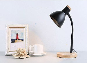 Đèn bàn GOBLIN đế gỗ trang trí nội thất hiện đại