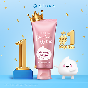 Sữa Rửa Mặt Mịn Và Săn Chắc Da Senka Perfect Whip Collagen In 120G - [4901872462087]