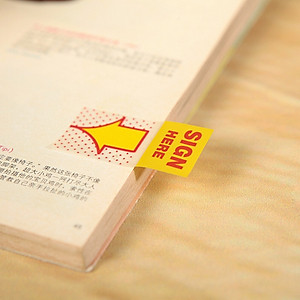 Dính đánh dấu trình ký Deli