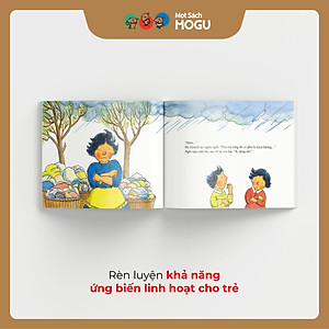 Truyện Ehon bé 3-4-5 tuổi - Mẹ giặt đồ ngày mây