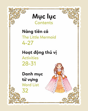 Truyện Cổ Tích Nổi Tiếng Song Ngữ Việt - Anh: Nàng Tiên Cá - The Little Mermaid