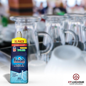 Nước làm bóng Finish 750ml dành cho máy rửa bát - Hàng chính hãng 