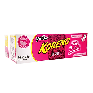 Thùng 24 Gói Mì vị Tôm Koreno 100g