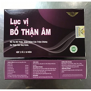 Viên uống Lục vị bổ thận âm Vinh Thịnh Vượng VV, hộp 20v, tư âm bổ thận, tăng cường sinh lý