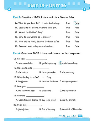 Sách Big 4 Bộ Đề Tự Kiểm Tra 4 Kỹ Năng Nghe - Nói - Đọc - Viết (Cơ Bản Và Nâng Cao) Tiếng Anh Lớp 4 - Tập 2