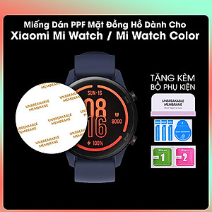 Miếng Dán PPF Màn Hình Dành Cho Xiaomi Mi Watch/ Mi Watch Color- Hàng Chính Hãng