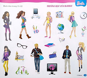 Barbie Bộ Sách Dán Hình Cuộc Sống Nhiều Niềm Vui - Tập 1