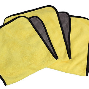 Combo 3 khăn lau xe chuyên dụng Microfiber siêu hút nước
