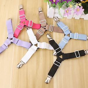 Kẹp ga trải giường chống xê dịch - Nẹp 4 góc cố định và giữ phẳng drap ga phủ giường D Danido (Giao mầu ngẫu nhiên)