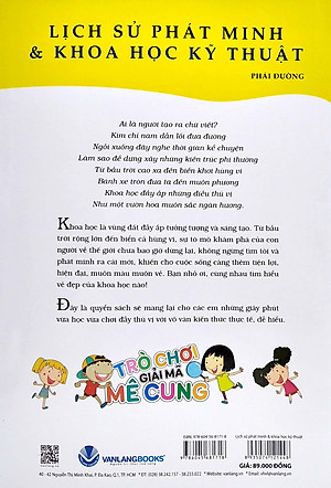 Sách Trò Chơi Giải Mã Mê Cung - Lịch Sử Phát Minh & Khoa Học Kỹ Thuật